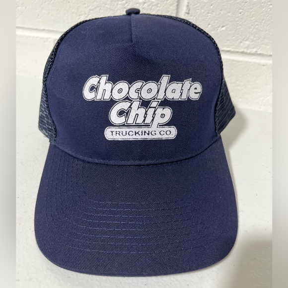 Set Of 2 Chocolate Trucking Co Baseball Caps Hats Adj Snapback Black & Blue - Picture 2 of 16